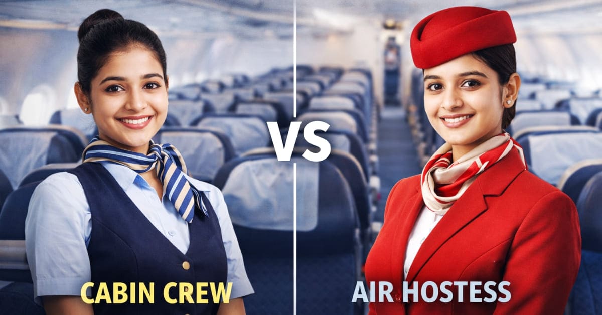 What Is the Difference Between Cabin Crew and Air Hostess?